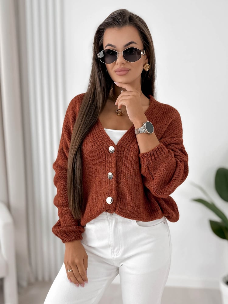 SWETER COSTANZA TERRACOTTA