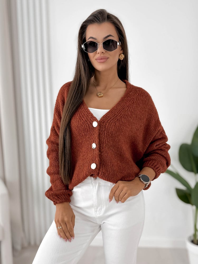 SWETER COSTANZA TERRACOTTA