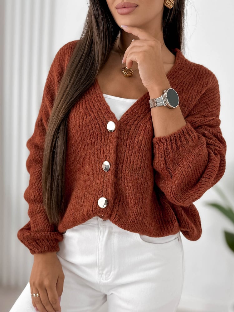 SWETER COSTANZA TERRACOTTA