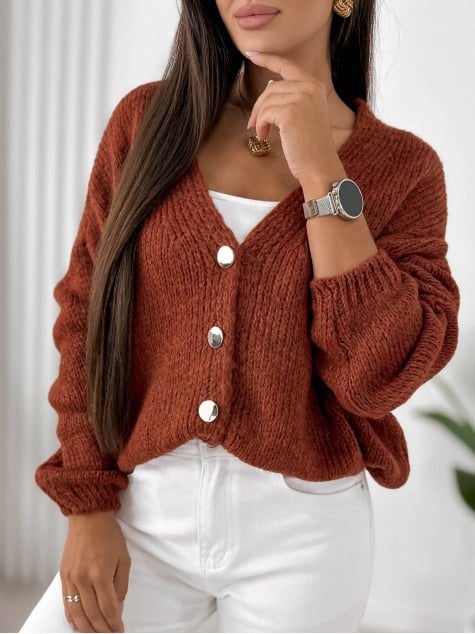 SWETER COSTANZA TERRACOTTA