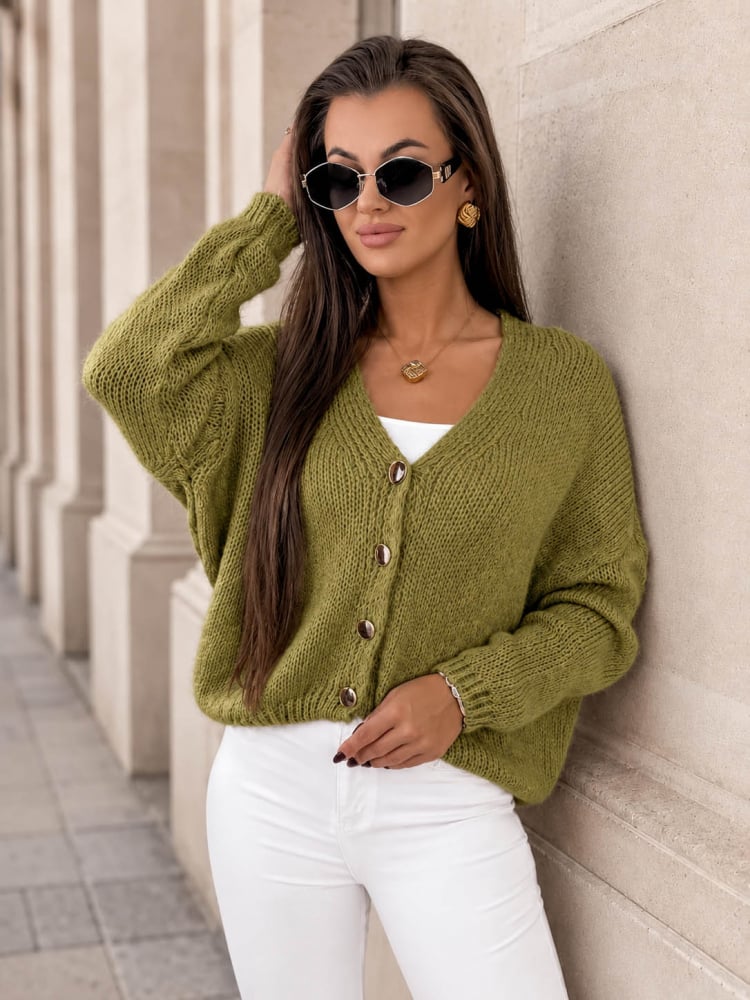 SWETER COSTANZA OLIWKOWY