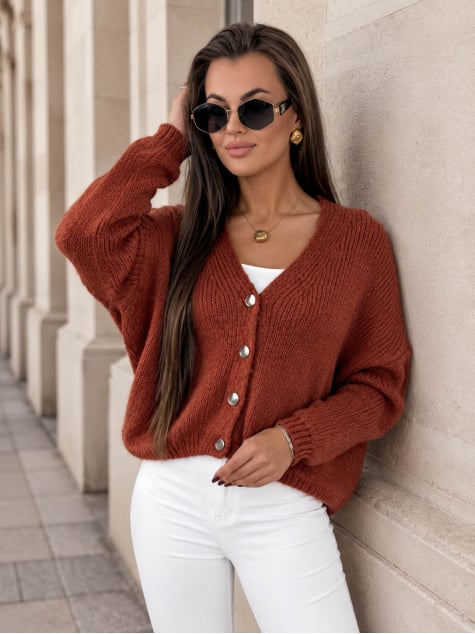 SWETER COSTANZA TERRACOTTA