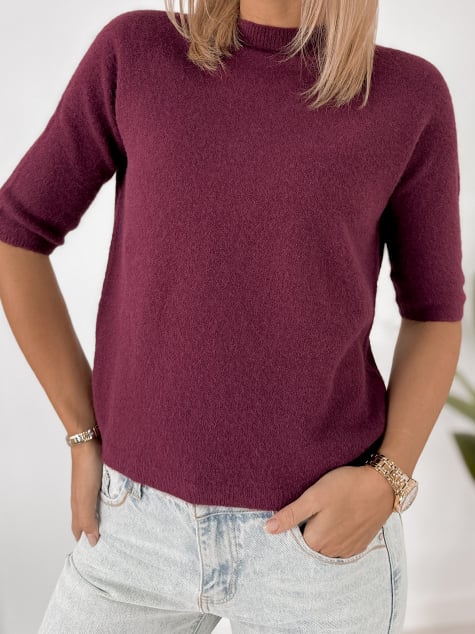 SWETER CASTILLE ŚLIWKOWY