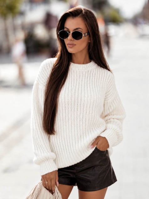 SWETER LIATHE ECRU