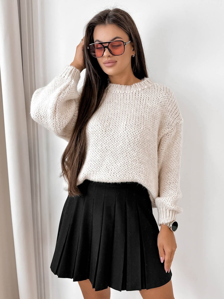 SWETER VENGER BEŻOWY