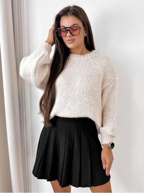 SWETER VENGER BEŻOWY