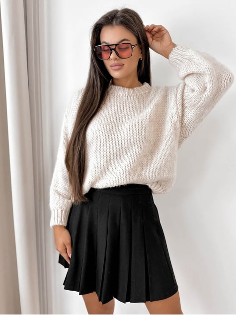 SWETER VENGER BEŻOWY