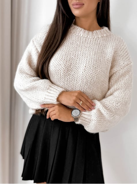 SWETER VENGER BEŻOWY
