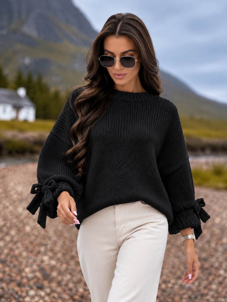 SWETER RONAN CZARNY