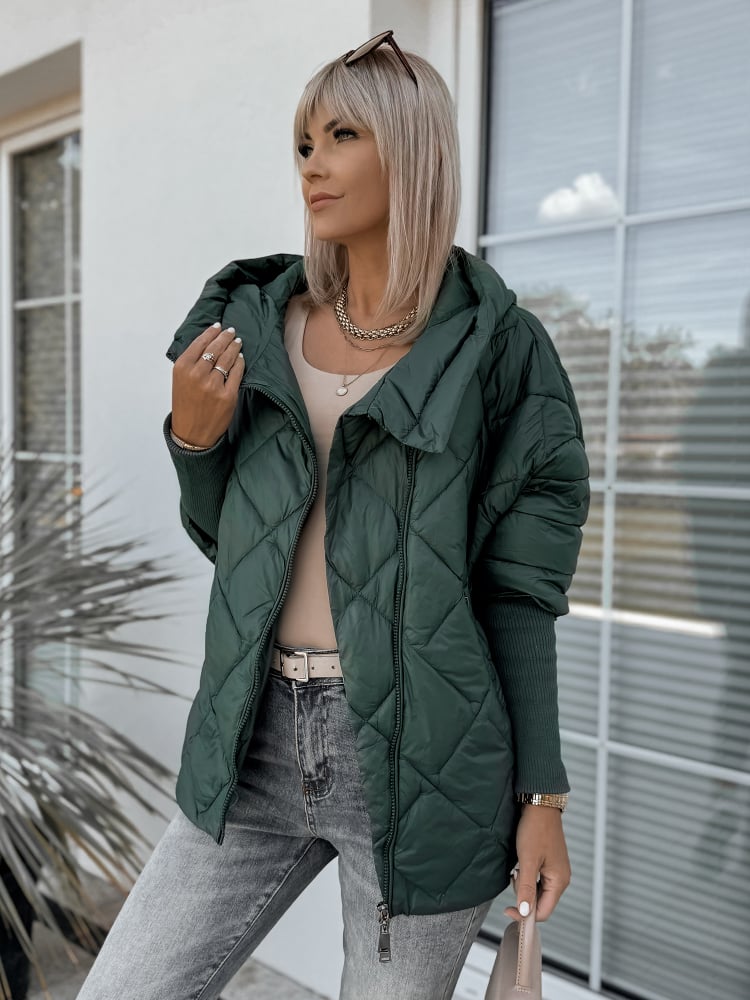 OUTLET KURTKA NORMA ZIELONA