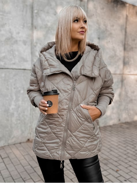 OUTLET KURTKA NORMA BEŻOWA