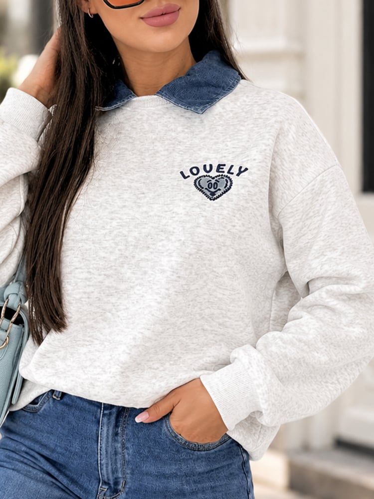 BLUZA LOVELLY SZARA