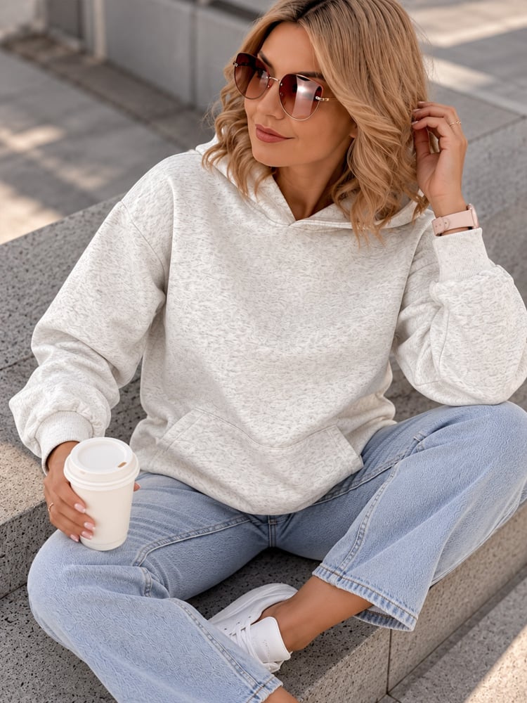 BLUZA AVIGNON SZARA