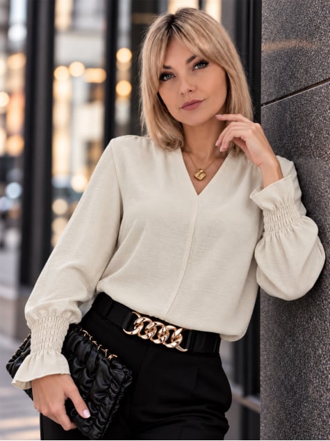 BLUZKA THELIA BEŻOWA