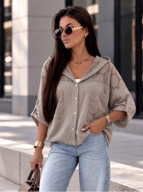 BLUZA ASTAR CIEMNOBEŻOWA