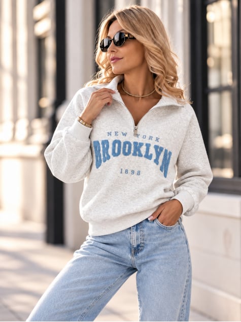BLUZA HALSEY SZARA