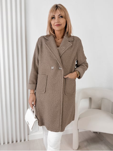 PŁASZCZ BOUCLE MELINDA FANGO