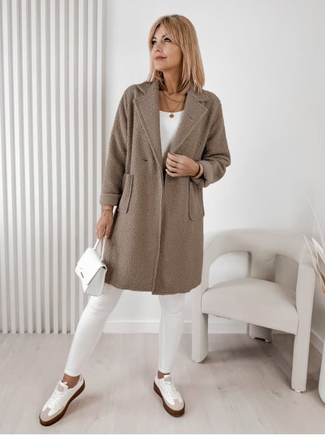 PŁASZCZ BOUCLE MELINDA FANGO