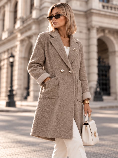 PŁASZCZ BOUCLE MELINDA FANGO