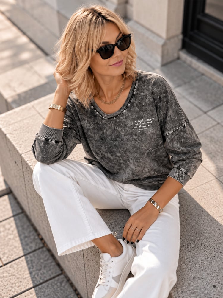 BLUZKA ZERLINA ANTRACYT