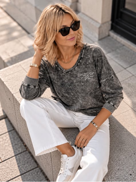 BLUZKA ZERLINA ANTRACYT