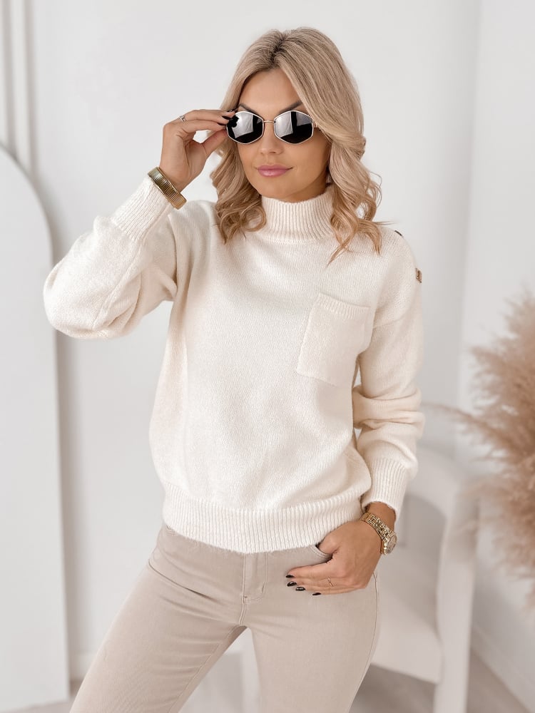 SWETER NAVARE ECRU