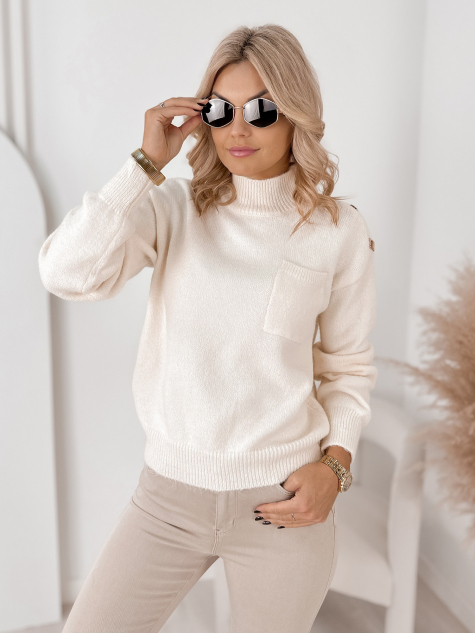 SWETER NAVARE ECRU