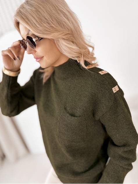 SWETER NAVARE ZIELONY