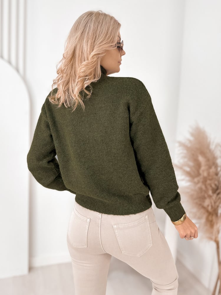 SWETER NAVARE ZIELONY
