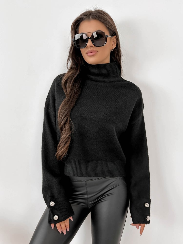 SWETER COLMAR CZARNY