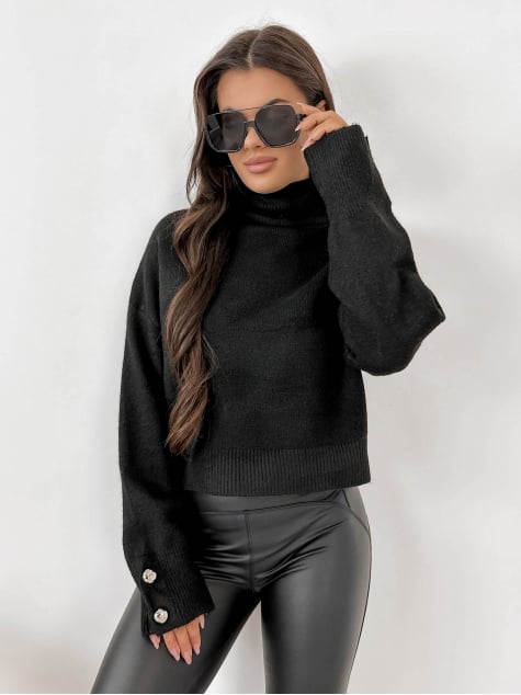 SWETER COLMAR CZARNY