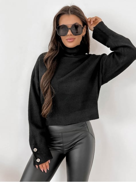 SWETER COLMAR CZARNY