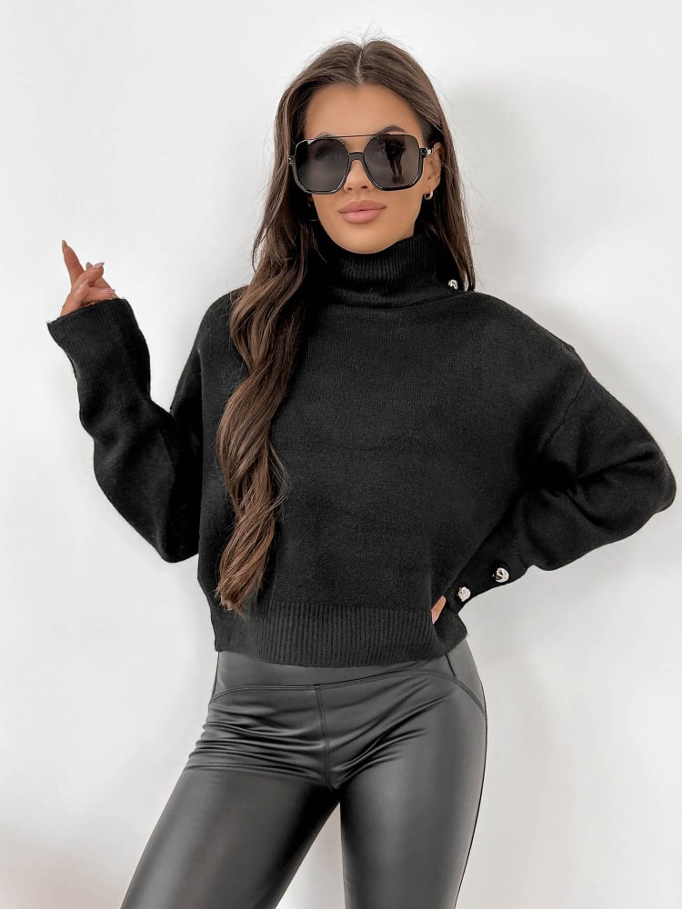 SWETER COLMAR CZARNY