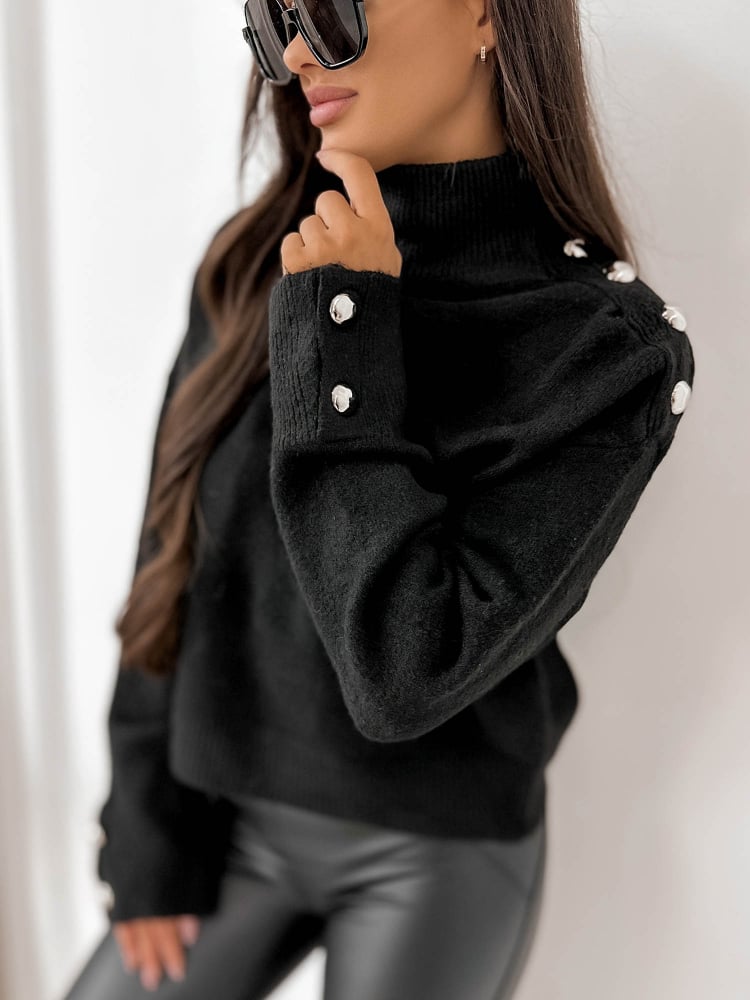 SWETER COLMAR CZARNY