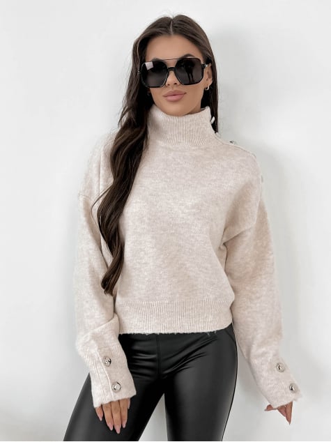 SWETER COLMAR BEŻOWY