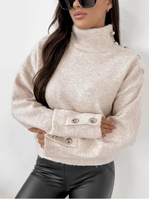 SWETER COLMAR BEŻOWY