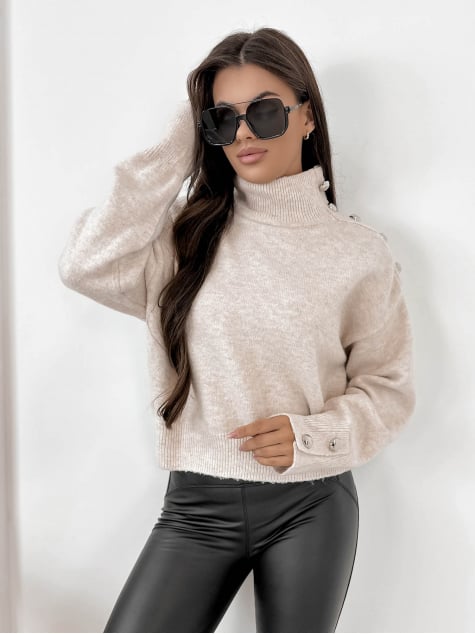 SWETER COLMAR BEŻOWY
