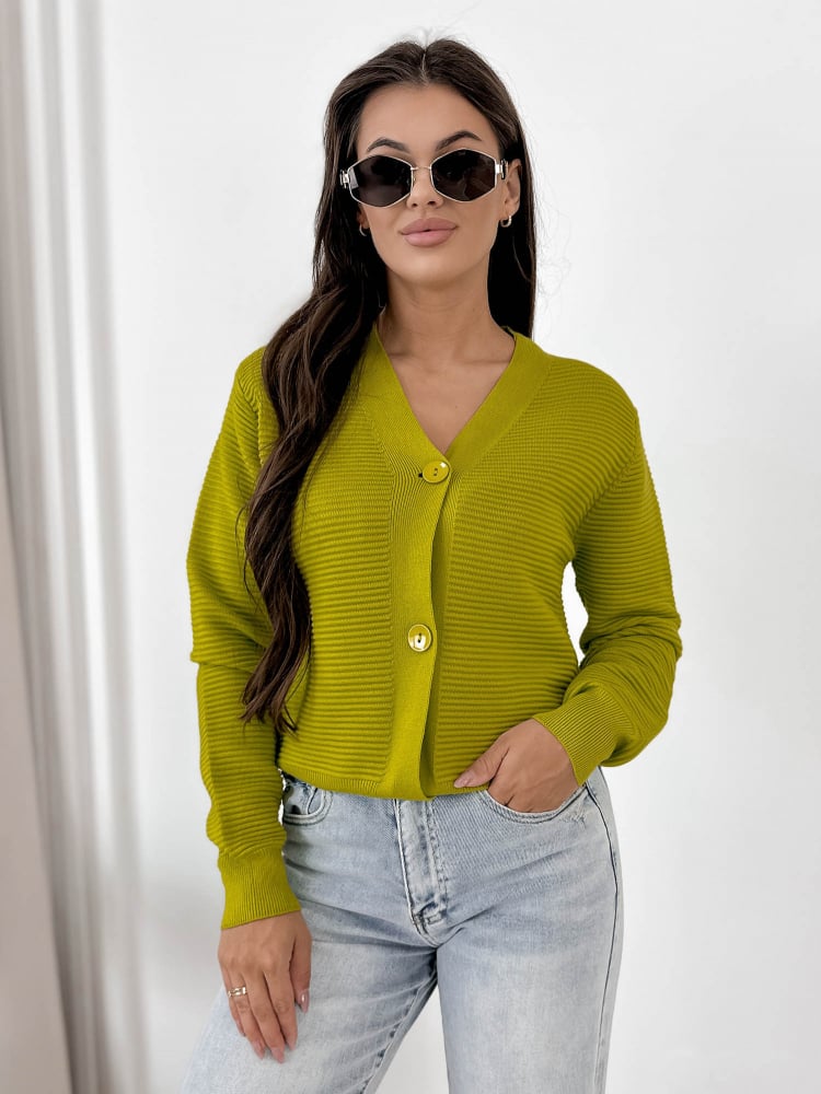 KARDIGAN TILLARD LIMONKOWY