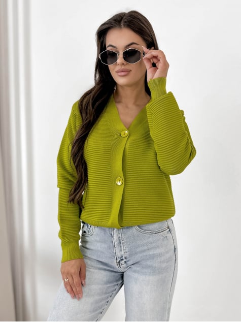 KARDIGAN TILLARD LIMONKOWY