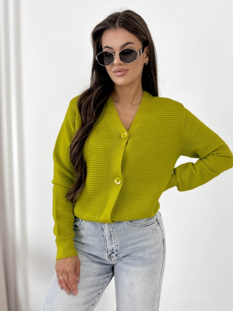 KARDIGAN TILLARD LIMONKOWY