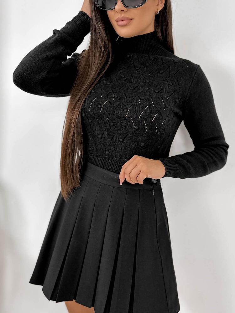 SWETER IVRY CZARNY