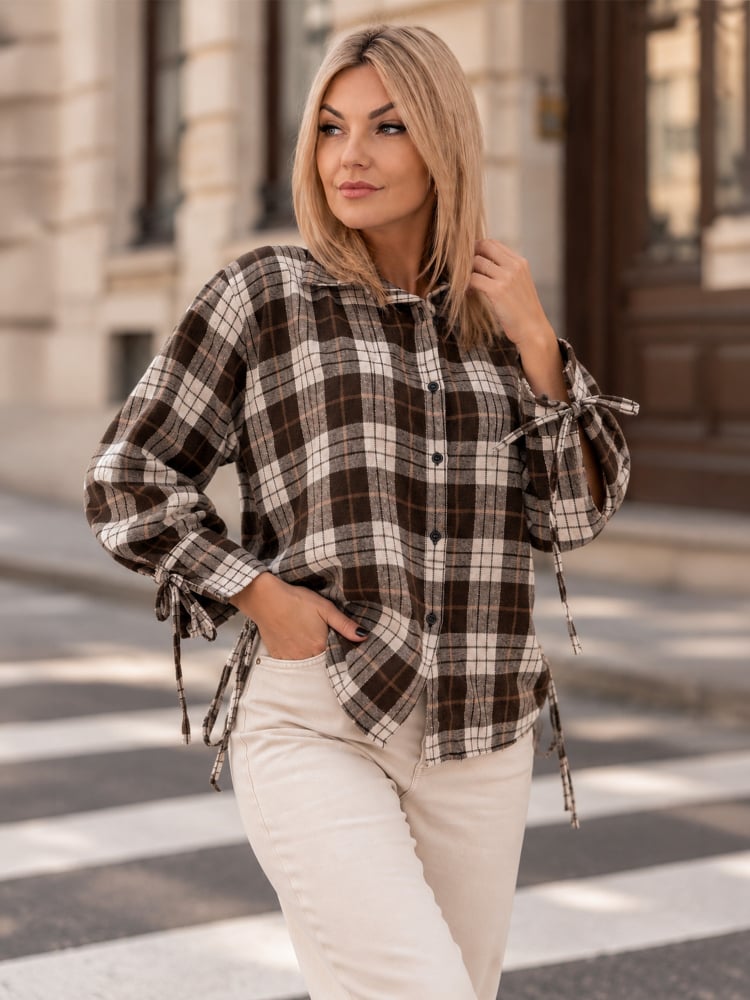 KOSZULA VILLERS BRĄZOWA