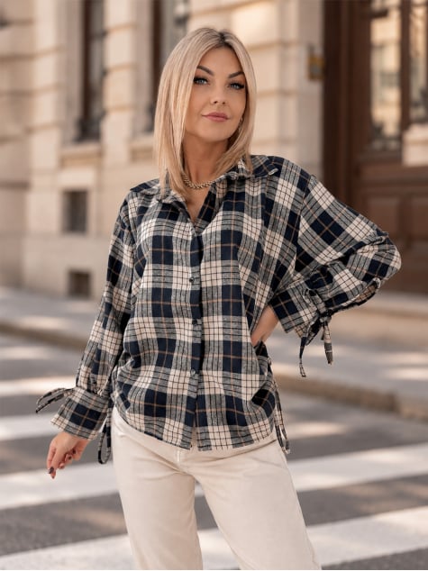 KOSZULA VILLERS GRANATOWA