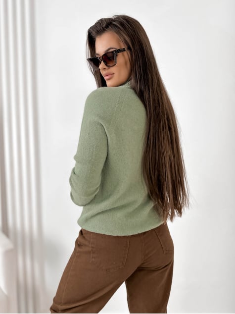 SWETER EPERNE OLIWKOWY