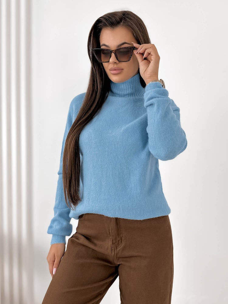 SWETER EPERNE BŁĘKITNY