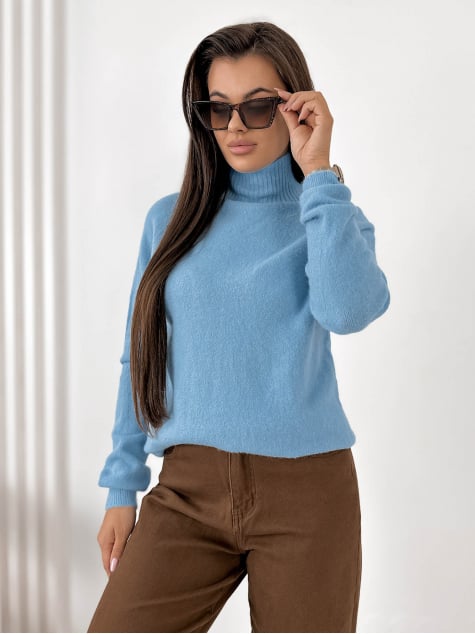 SWETER EPERNE BŁĘKITNY