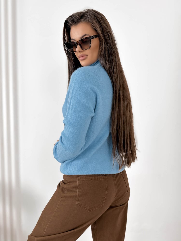 SWETER EPERNE BŁĘKITNY