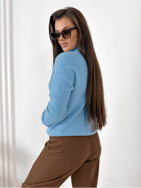 SWETER EPERNE BŁĘKITNY