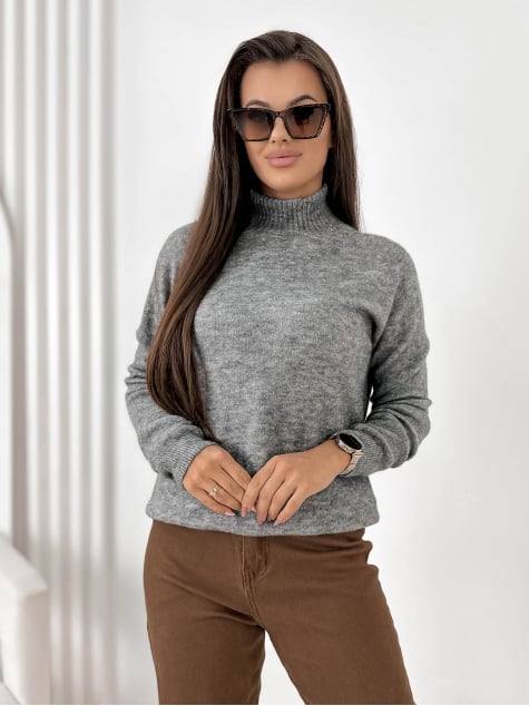 SWETER EPERNE SZARY