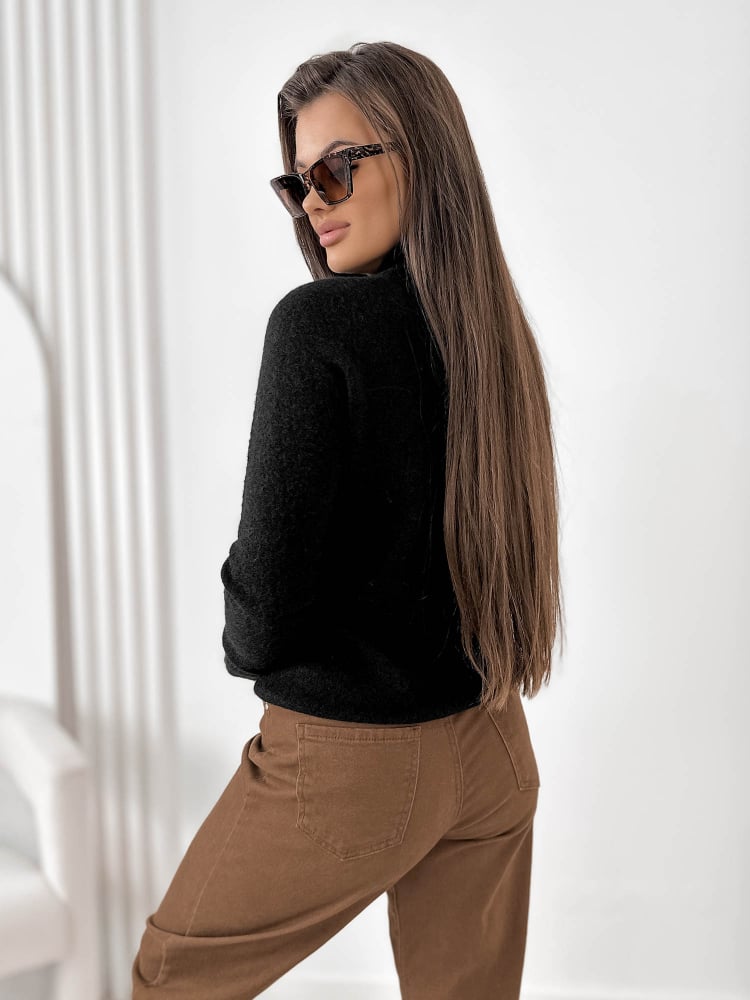 SWETER EPERNE CZARNY